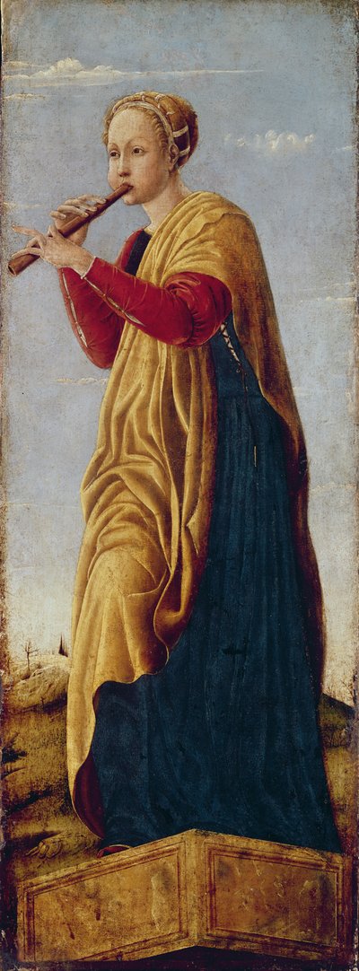 The Muse Euterpe by Francesco del Cossa